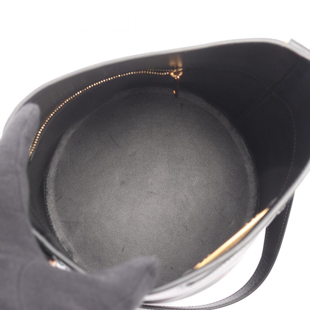 Celine Maillon Bucket Triomphe Shoulder Bag, Leather, Women's, Black - Picture 3 of 9